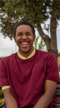 Image of a Young Man Smiling
